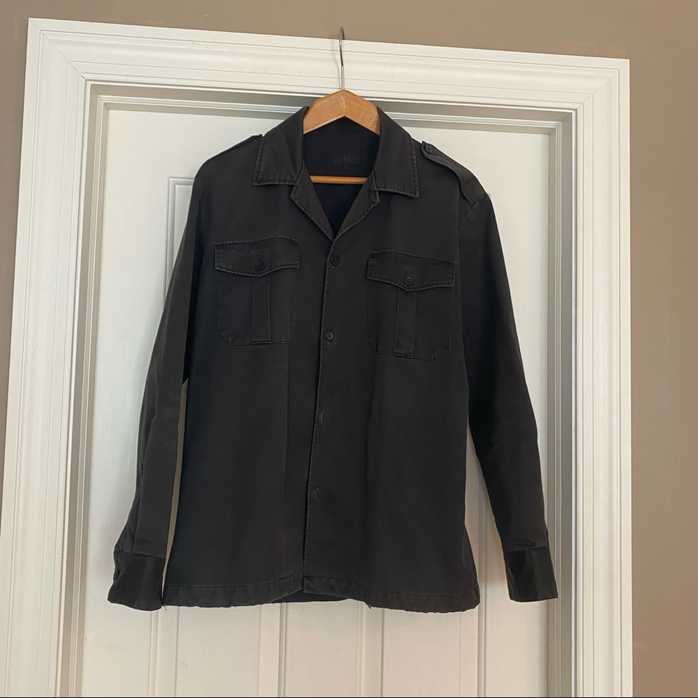 APC rue de fleurus black military jacket Size 2 (medium)